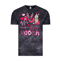 Cloud Black v is for vodka Vintage Tee - OliviaCreatesArt
