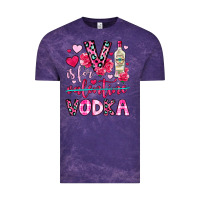 Cloud Purple v is for vodka Vintage Tee - OliviaCreatesArt