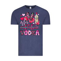 Vintage Denim v is for vodka Vintage Tee - OliviaCreatesArt