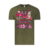 Vintage Olive v is for vodka Vintage Tee - OliviaCreatesArt