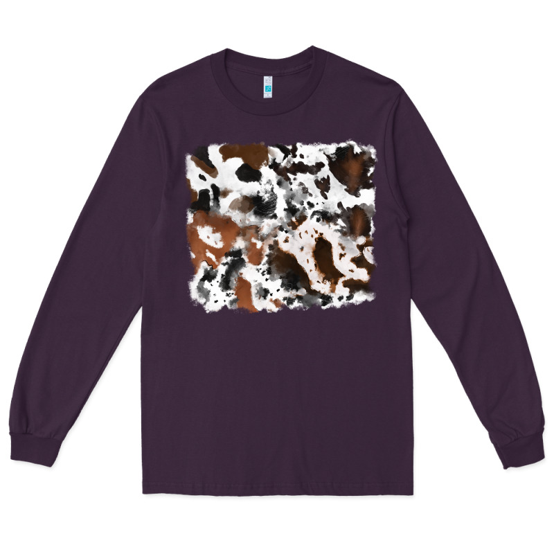 Cowhide Background Long Sleeve Tee by RanaPortraitStore | Teevron