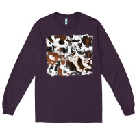 Plum cowhide background Long Sleeve Tee - RanaPortraitStore