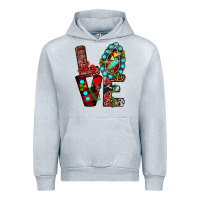 Heather Grey christmas love Urban Hoodie - JahusDesignShop