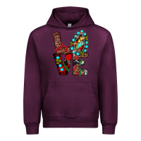 Mauve Wine christmas love Urban Hoodie - JahusDesignShop