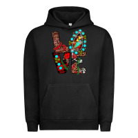 Pigment Black christmas love Urban Hoodie - JahusDesignShop