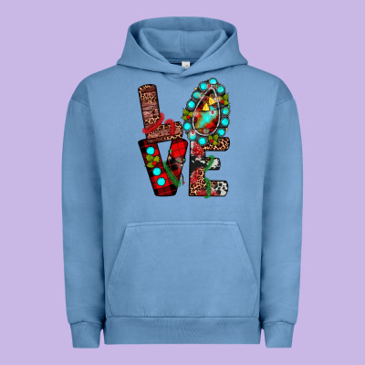 Christmas Love Urban Hoodie Designed By Jahusdesignshop
