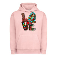 Pigment Salmon christmas love Urban Hoodie - JahusDesignShop