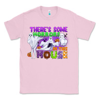 Bubblegum Pink there is some horrors in this house Classic Tee - CowGirlArtShop