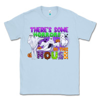 Dusty Blue there is some horrors in this house Classic Tee - CowGirlArtShop
