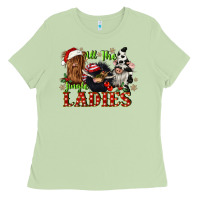 Matcha all the jingle ladies Ladies Tee - CowGirlArtShop