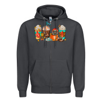 Smoke American football coffee cups Zipper Hoodie - AdoDesignShop