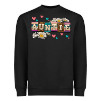 Black daisy auntie Heavyweight Sweatshirt - AdoDesignShop