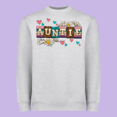 Daisy Auntie Heavyweight Sweatshirt Designed By Adodesignshop