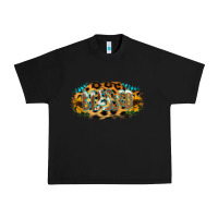Black Blessed Sunflower Gemstone Urban Heavy Tee - RanaPortraitStore