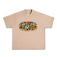 Burro Blessed Sunflower Gemstone Urban Heavy Tee - RanaPortraitStore