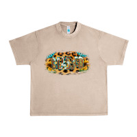 French Oak Blessed Sunflower Gemstone Urban Heavy Tee - RanaPortraitStore