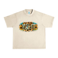 Sandshell Blessed Sunflower Gemstone Urban Heavy Tee - RanaPortraitStore