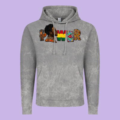 Power Juneteenth Vintage Hoodie Designed By Fadigitalartstudio