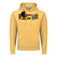 Vintage Mustard power juneteenth Vintage Hoodie - FaDigitalArtStudio