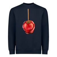 Navy apple candy Heavyweight Sweatshirt - AdoDesignShop