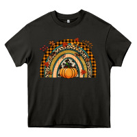 Asphalt Fall rainbow pumpkin Heavy Core Tee - NancyCooperArtShop