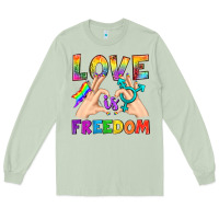 Matcha Love Is Freedom Long Sleeve Tee - BundleAndBundleShop