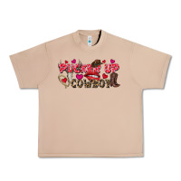 Burro Pucker Up Cowboy Valentine's Day Urban Heavy Tee - FaDigitalArtStudio