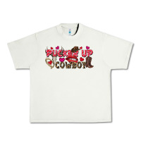 Pistachio Pucker Up Cowboy Valentine's Day Urban Heavy Tee - FaDigitalArtStudio