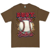 Cacao Busy raising ballers Premium Tee - HowdyJamesFarm