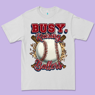 Busy Raising Ballers Premium Tee Designed By Howdyjamesfarm