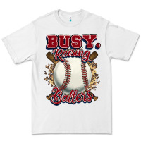 White Busy raising ballers Premium Tee - HowdyJamesFarm