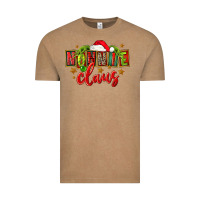 Vintage Coffee christmas nonnie claus Vintage Tee - FaDigitalArtStudio