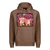 Chestnut be mine valentine's day pigs Premium Hoodie - Jasminsmagicworld