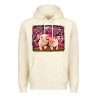 Sandshell be mine valentine's day pigs Premium Hoodie - Jasminsmagicworld
