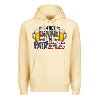Pina Colada I'm Not Drunk I'm Patriotic Premium Hoodie - CowhideDigitalArt