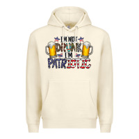 Sandshell I'm Not Drunk I'm Patriotic Premium Hoodie - CowhideDigitalArt