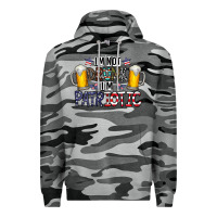 Slate Camo I'm Not Drunk I'm Patriotic Premium Hoodie - CowhideDigitalArt