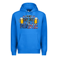 True Royal I'm Not Drunk I'm Patriotic Premium Hoodie - CowhideDigitalArt