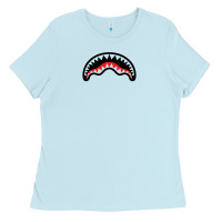 Baby Blue Hype Shark Ladies Tee - baoMotion