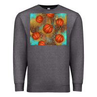 Charcoal Heather western basketball Premium Sweatshirt - AdoDesignShop