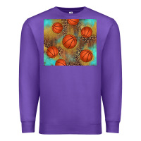 Purple western basketball Premium Sweatshirt - AdoDesignShop