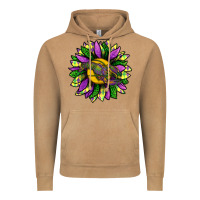 Vintage Camel Mardi Gras Sunflower With Crawfish Vintage Hoodie - BundleAndBundleShop