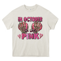 In October We Wear Pink Skeleton Heavy Core Tee | Teevron