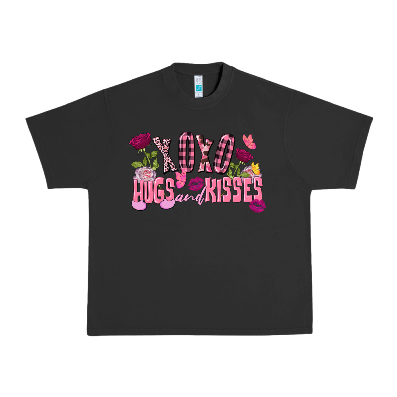 Xoxo Hugs And Kisses Valentine's Day Urban Heavy Tee by FaDigitalArtStudio | Teevron