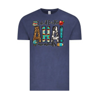 Vintage Denim i do it for the aha moments teacher Vintage Tee - OliviaCreatesArt