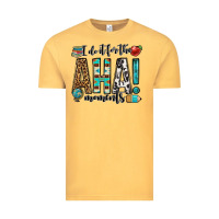 Vintage Mustard i do it for the aha moments teacher Vintage Tee - OliviaCreatesArt