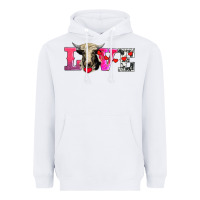 White love with holstein cow Heavyweight Hoodie - AdoDesignShop