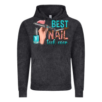Vintage Black best nail tech ever bbs Vintage Hoodie - BundleAndBundleShop