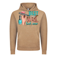 Vintage Coffee best nail tech ever bbs Vintage Hoodie - BundleAndBundleShop