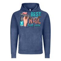 Vintage Denim best nail tech ever bbs Vintage Hoodie - BundleAndBundleShop